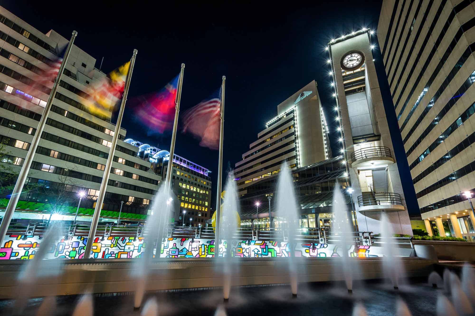 Downtown Bethesda MD in the Washington DC area